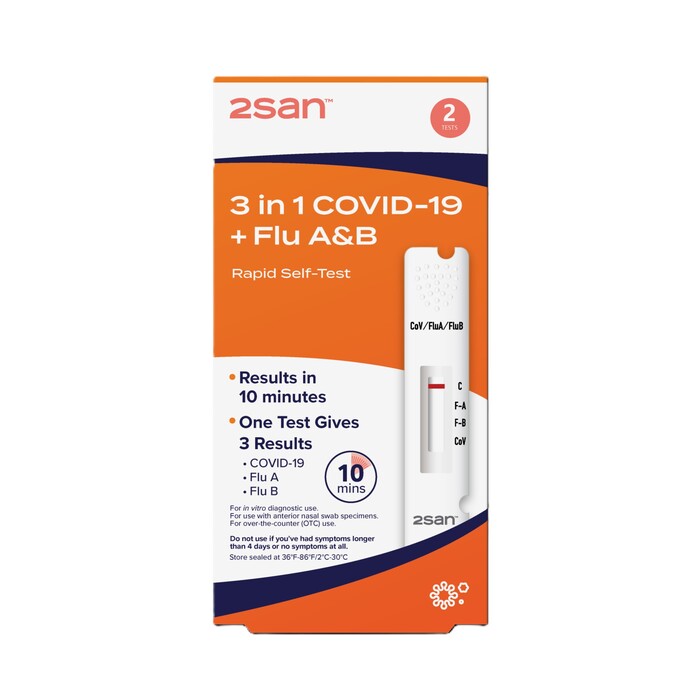 '.2San 3In1 Covid-19 + Flu A&B .'