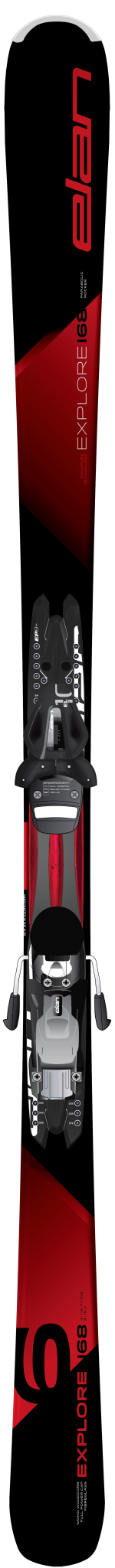 Elan Explore 6 Red LS Skis w/EL 9 GW Shift Black Bindings