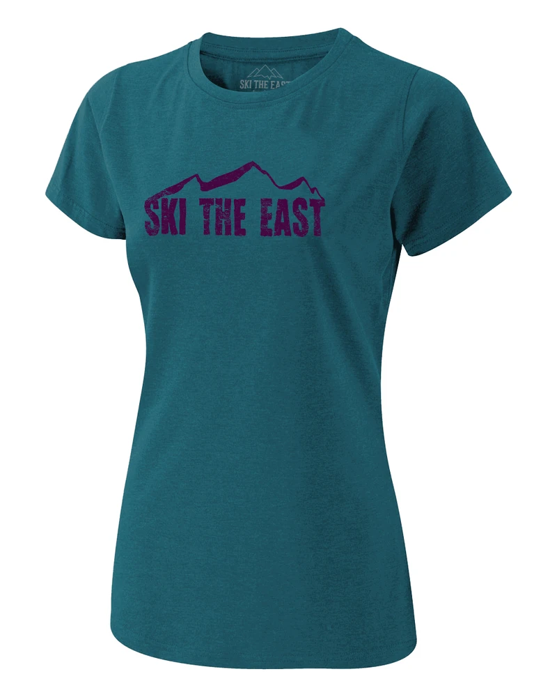 SKI THE EAST - Women's Vista Tee - Teal - 2021