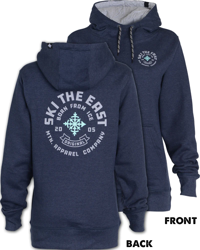 SKI THE EAST - Women's Icon Pullover Hoodie - Navy