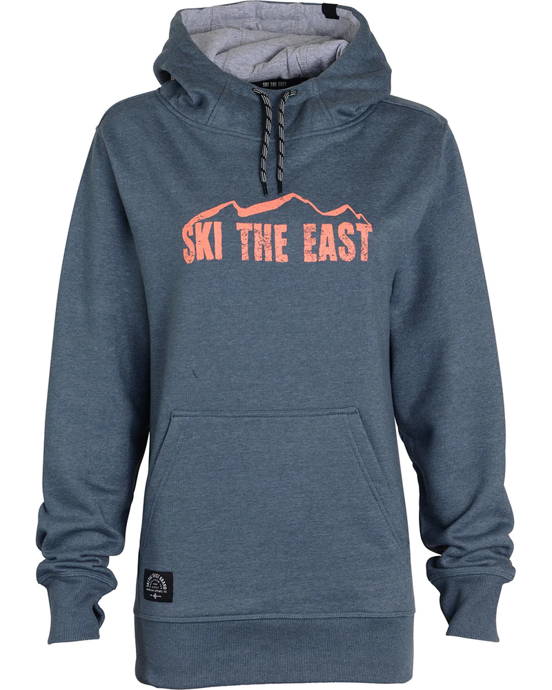 SKI THE EAST - Women's Vista Pullover Hoodie - Indigo
