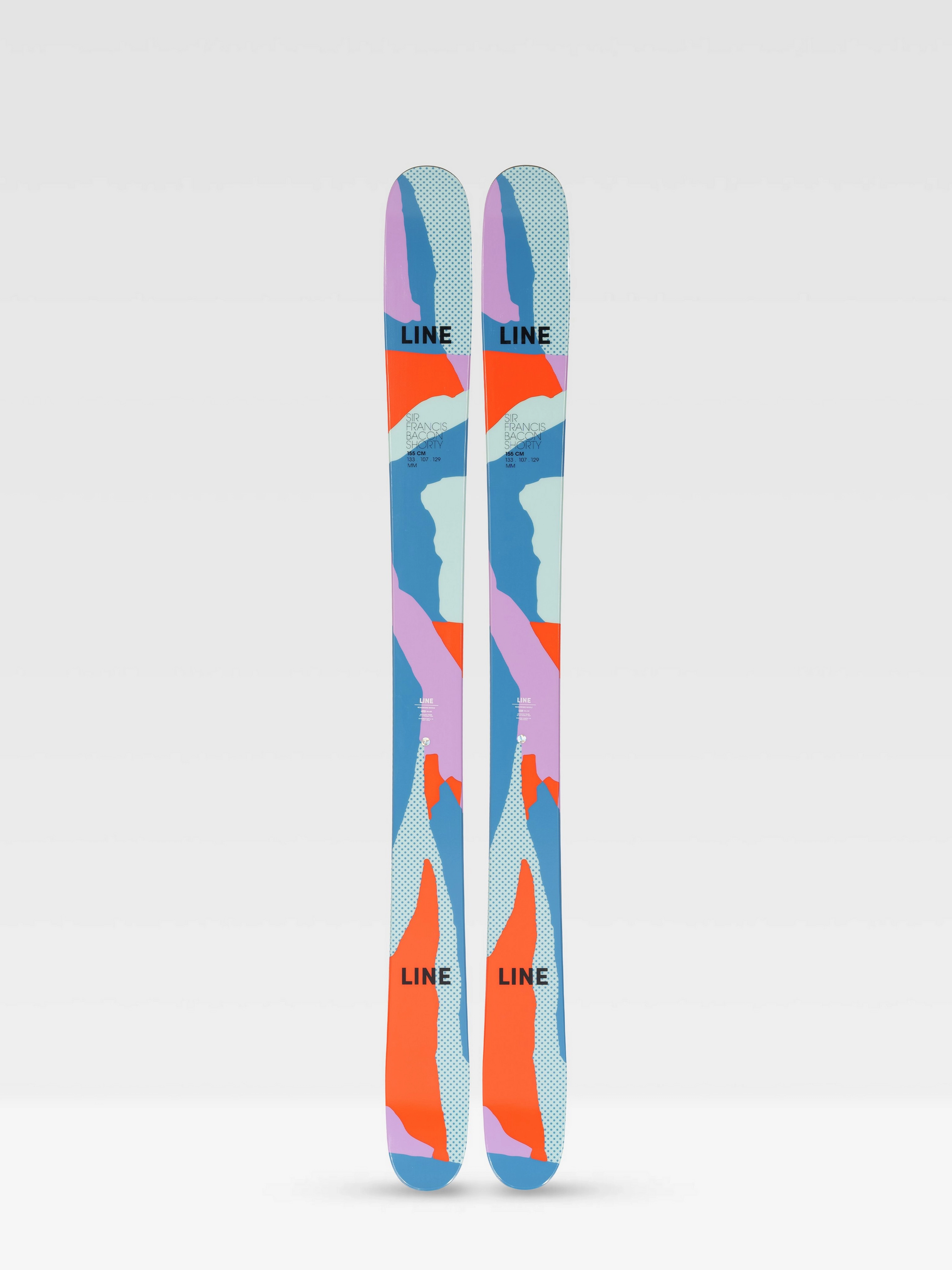 LINE - SIR FRANCIS BACON SHORTY SKIS, 165 cm only - 2023