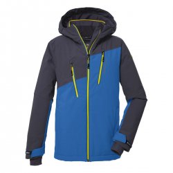 KILLTEC - KSW 173 BOYS SKI JACKET - BLACK BLUE