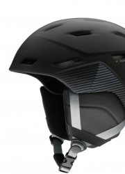SMITH MISSION MENS HELMET, MATTE BLACK STRIPES