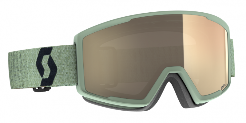 Image 0 of SCOTT FACTOR PRO LIGHT SENSITIVE GOGGLES, Soft Green-Bronze Chrome