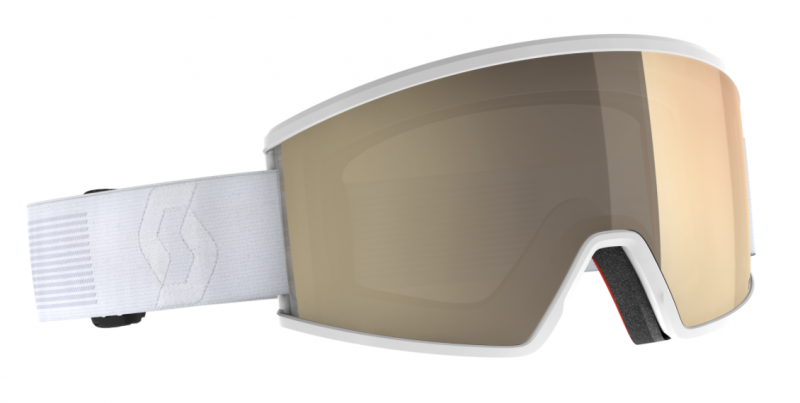 SCOTT AMBIT COMPACT LIGHT SENSITIVE GOGGLE WHITE & LS BRONZE CHROME LENS - 2026