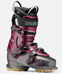 DALBELLO CABRIO MV 85 IF WOMENS SKI BOOTS, OPAL RED-BERRY - 2027