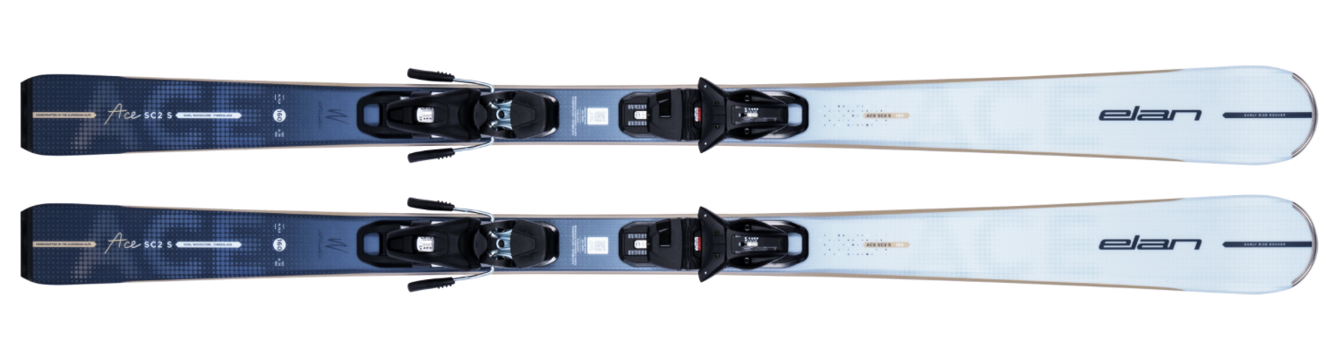 Image 0 of ELAN ACE SC2 S W BLUE SKIS + EL 9.0 GW SHIFT BINDING - 2027