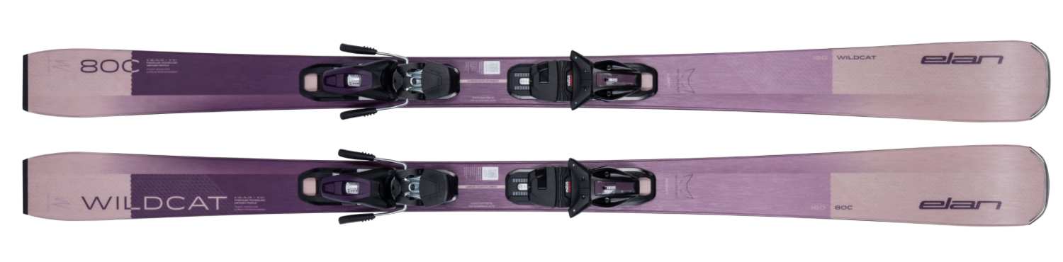 Image 0 of ELAN WILDCAT 80 C WOMENS SX SKIS + EL 9.0 GW BINDING - 2027	