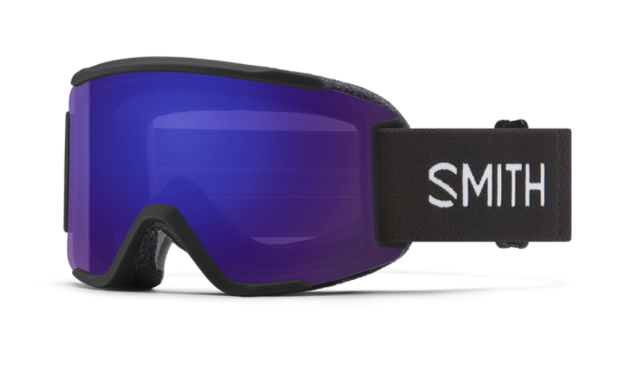 Image 0 of SMITH SQUAD S  BLACK + CHROMAPOP™ EVERYDAY VIOLET MIRROR & CLEAR LENS