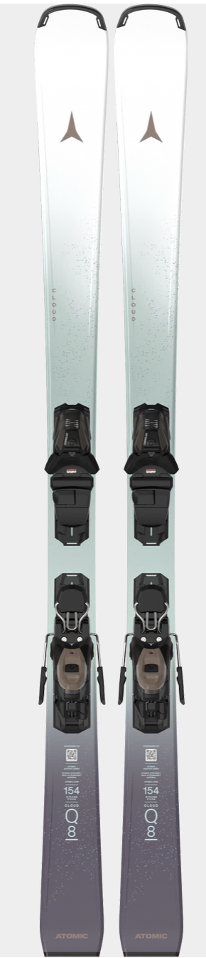 Image 0 of ATOMIC CLOUD Q8 WOMENS SKIS + M 10 GW BINDINGS - 2027
