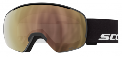 SCOTT SPHERE OTG LIGHT SENSITIVE GOGGLE, BLACK + AMP LS CINNAMON CHROME LENS