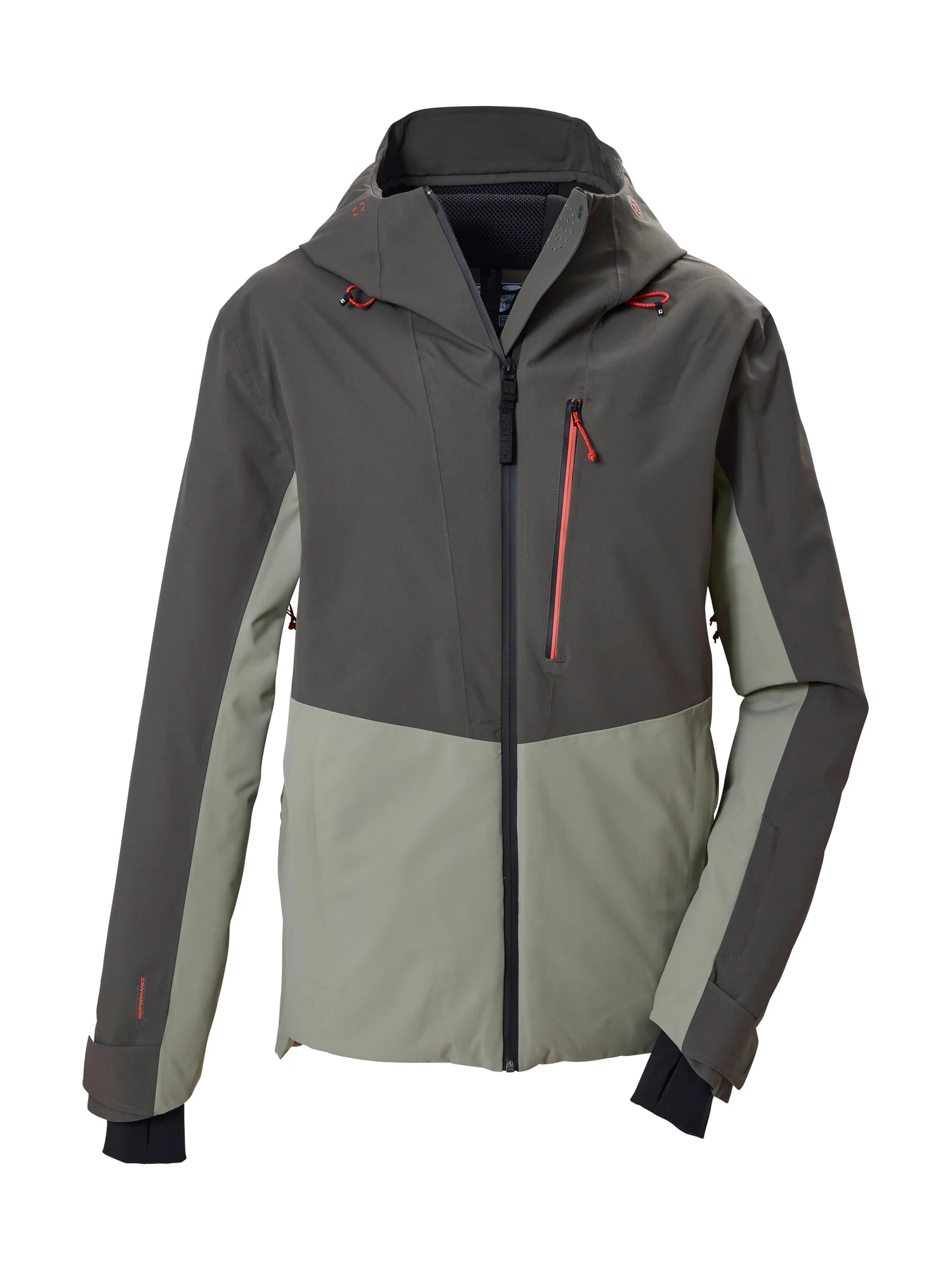 KILLTEC KSW 65 MENS SKI JACKET, GREEN ANTHRACITE - 2027