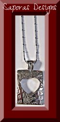 18KRP I Love You Heart Design Necklace