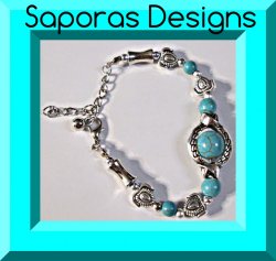 Tibetan Silver & Turquoise Turtle Design Bracelet Native Ethnic Tribal Style