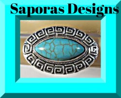 Tibetan Silver & Turquoise Size 6 Ring Native Ethnic Tribal Bohemian Style