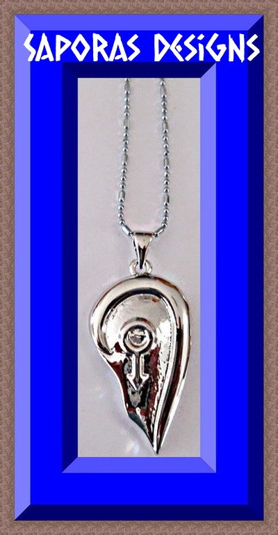 Image 0 of 18KRP Half Heart Necklace With Boy Sign
