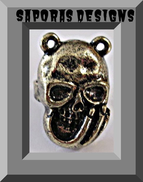 Image 0 of Antique Demon / Monster Design Ring Size 5 & Adjustable To Fit Unisex