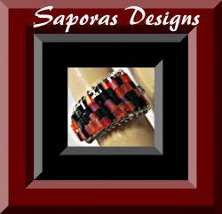 Size 7 Handmade Beaded Ring Silver Tone Finish Native Ethnic Tribal