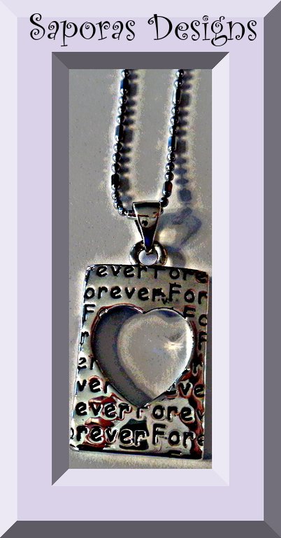 Image 0 of 18KRP Forever Heart Design Necklace