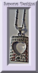 18KRP Forever Heart Design Necklace