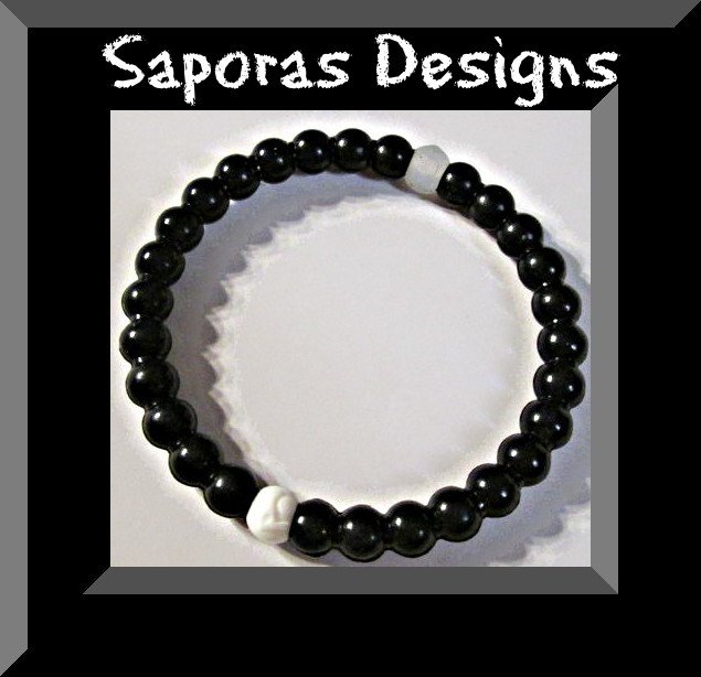 Image 0 of Black Silicone Bracelet Unisex Medium