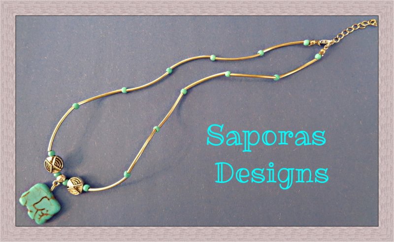 Image 0 of Tibetan Silver & Turquoise Elephant Design Necklace Native Ethnic Tribal 
