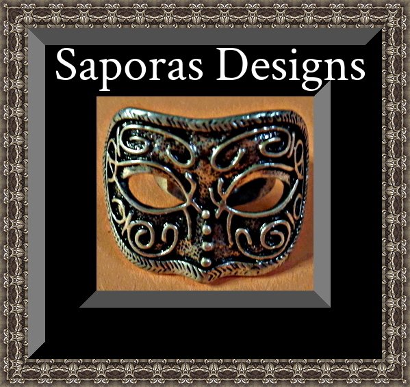 Image 0 of Vintage Mask Design Ring Silver Tone Size 8 & Adjustable To Fit Most Fingers