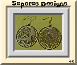 Gold & Silver Tone Sexy Women Lady Round Circle Dangle Earrings