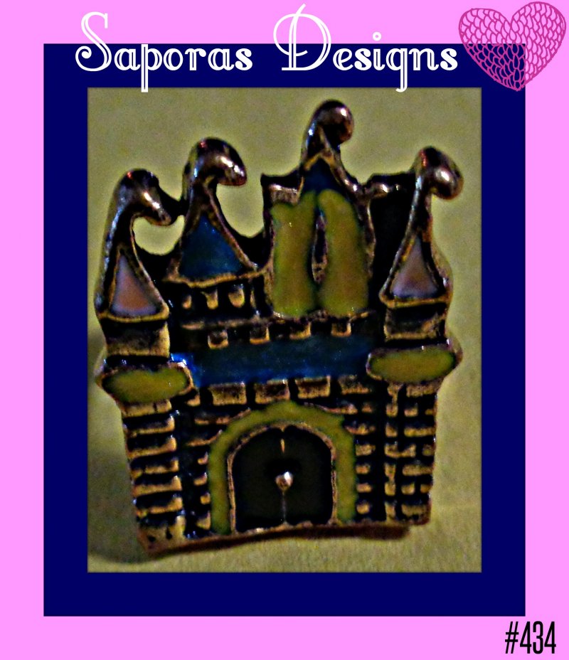 Image 0 of Size 6 Disney Cinderella Castle Design Ring Adjustable To Fit Most Fingers