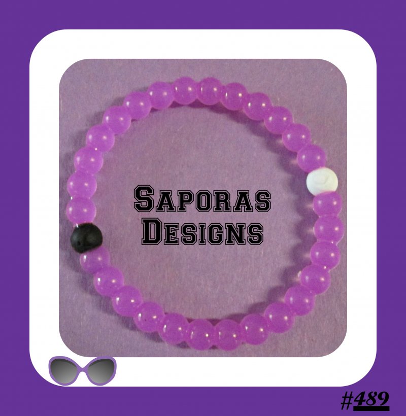 Image 0 of Purple Silicone Bracelet