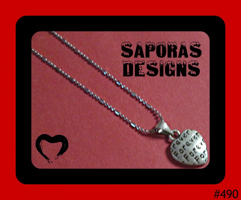 Image 0 of 18KRP Forever Heart Design Necklace