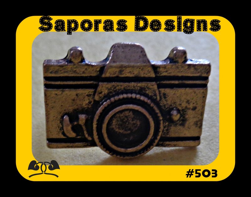 Image 0 of Antique Camera Design Ring Size 6.5 & Adjustable To Fit Most Fingers