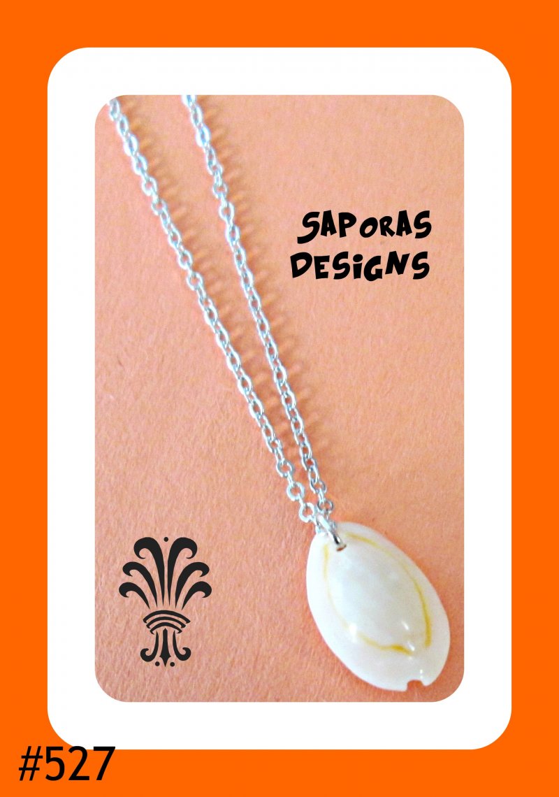 Image 0 of Handmade Silver Tone Real Sea Shell Necklace