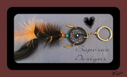 Handmade Dream Catcher Design Keychain