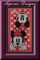 Iphone 7 Plus Silicone Case Minnie & Mickey Disney Design