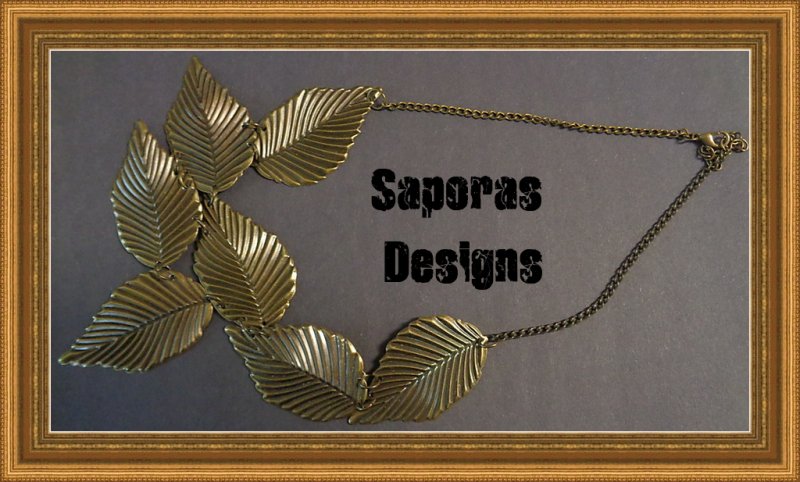 Image 0 of Antique Leaf Design Necklace