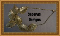 Antique Leaf Design Necklace
