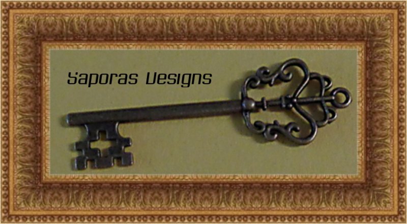 Image 0 of Antique Skeleton Key Design Charm