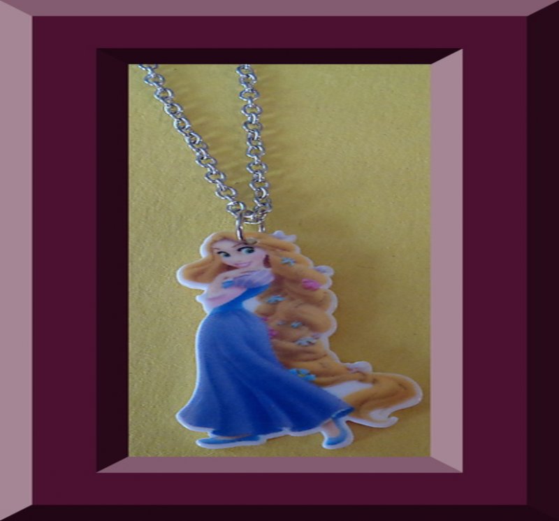 Image 0 of Disney Rapunzel Tangled Movie Design Necklace