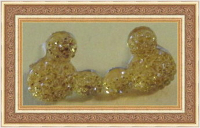 Image 0 of Sparkle Yellow Disney Mickey Mouse Design Stud Earrings