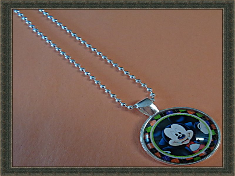 Image 0 of Halloween Disney Mickey Mouse Vampire Design Necklace