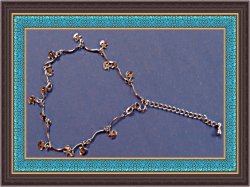 18KRP Moon/Star Design Anklet