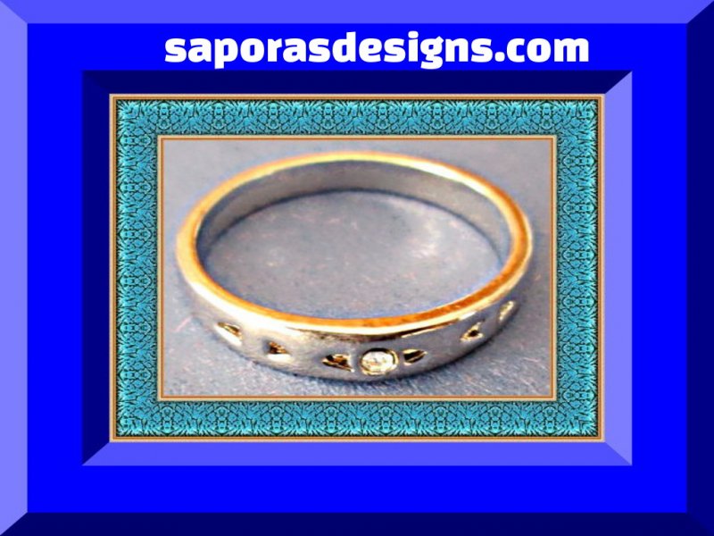 Image 0 of 18KRP Wedding Band Ring Unisex Size 9.5