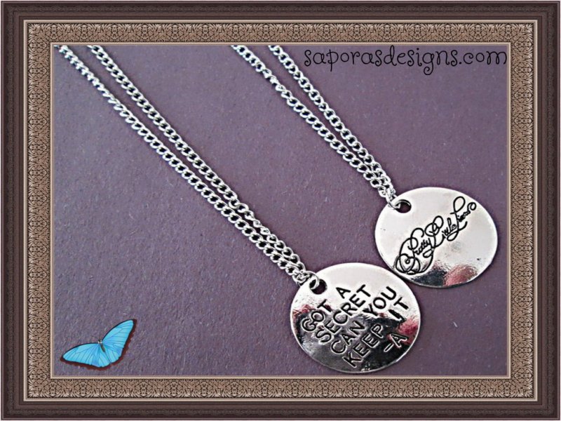 Image 0 of Pretty Little Liars Got A Secret Can You Keep It -A Necklaces (2) Silver Tone