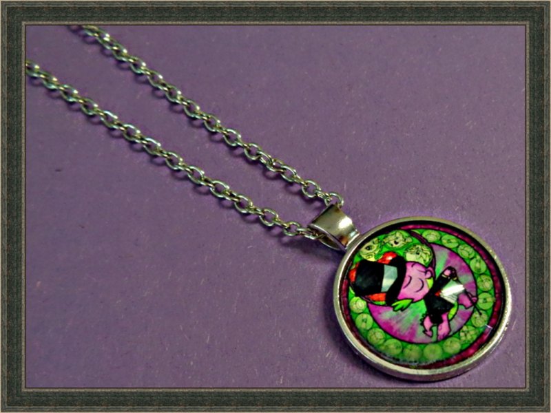 Image 0 of Silver Tone My Little Pony Inspired Design Necklace For Little Girls