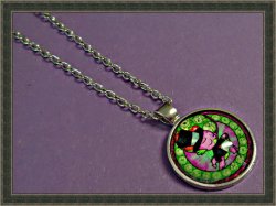 Silver Tone My Little Pony Inspired Design Necklace For Little Girls