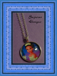 The Princess And The Frog Tiana Design Necklace For Girls