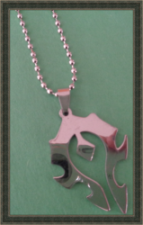 Stainless Steel World Of Warcraft Horde Design Necklace Unisex 