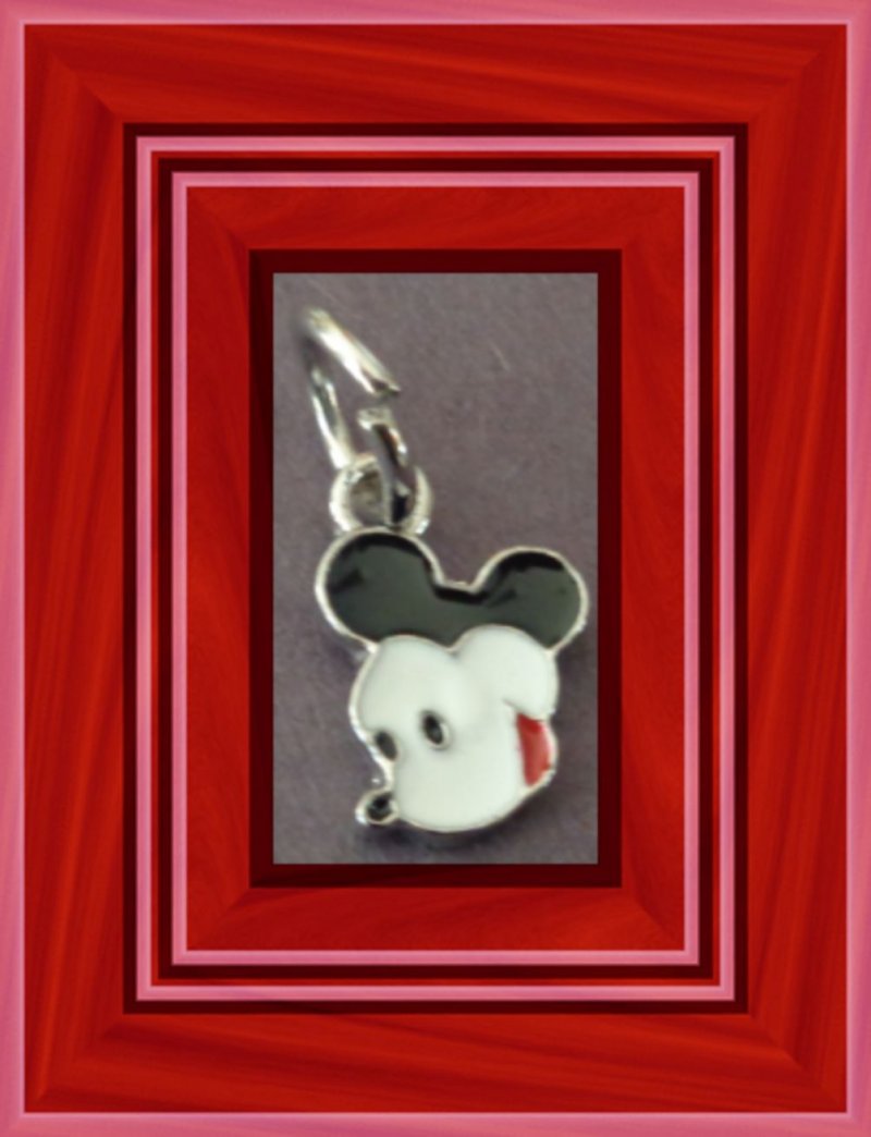 Image 0 of Tibetan Silver Mickey Mouse Charm For Necklace Bracelet Or Anklet